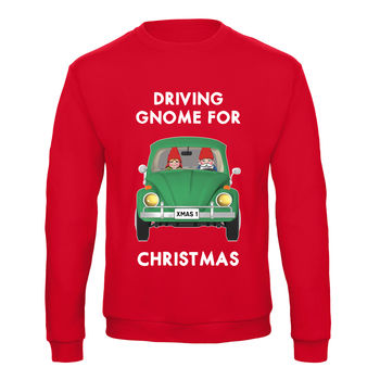 'Driving Gnome For Christmas' Jumper, 7 of 8