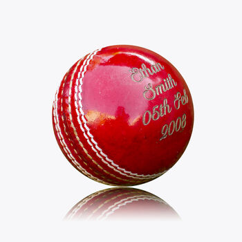 Personalised Cricket Ball, 5 of 8