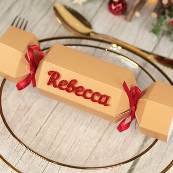 Personalised Diy Fillable Christmas Cracker, 6 of 8