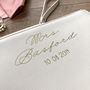 Personalised Bride's Clutch Bag, thumbnail 3 of 4