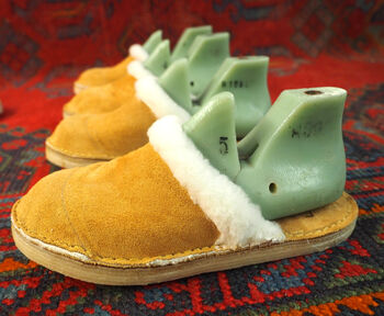 Personalised Handmade Sheepskin Slippers, 11 of 12