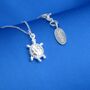 Personalised Sterling Silver Sea Turtle Necklace, thumbnail 2 of 7