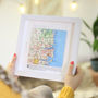 Personalised Square Map Print Gift, thumbnail 3 of 9