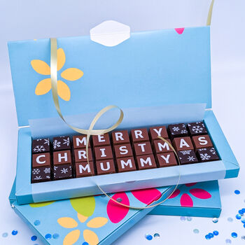 Personalised Mum, Mom, Mummy Christmas Chocolates, 6 of 7