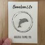 Dolphin Enamel Pin Badge, thumbnail 1 of 3
