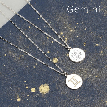 Sterling Silver Personalised Zodiac Necklace, 8 of 12