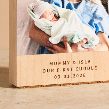 Personalised New Mummy Photo Block Gift, 2 of 3