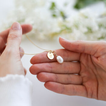 Personalised 70th Birthday Pearl Necklace – Sterling Silver Or Gold Vermeil, 2 of 9