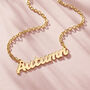 Personalised Birthstone Name Necklace, thumbnail 1 of 9