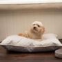 Personalised Cotton Pillow Dog Bed, thumbnail 10 of 10