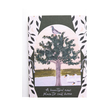 Botanical Pattern Happy New Home Card, 2 of 2