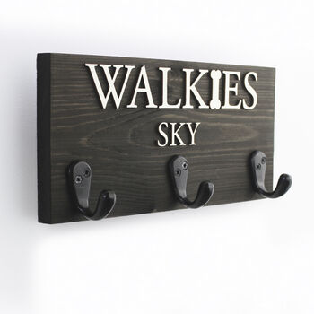 Personalised Walkie's With Pet Names Dog Lead Holder, 6 of 9