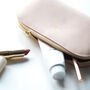 Personalised Leather Cosmetic Bag, thumbnail 1 of 2