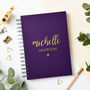 Personalised Luxe Script Name Notebook, thumbnail 1 of 9