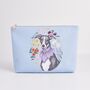 Catherine Rowe Pet Portraits Whippet Blue Cotton Pouch, thumbnail 1 of 5