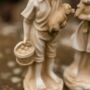 Large Boy And Girl Standing Statues Garden Ornament Decor, thumbnail 4 of 6