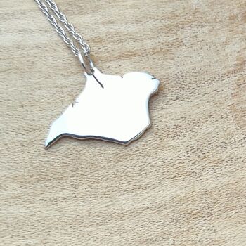 Isle Of Wight Shaped Pendant, 2 of 5
