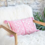 Jaipur Mini Pale Pink Cushion, thumbnail 1 of 3