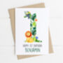 Personalised Children's Birthday Card Jungle Lion, thumbnail 5 of 7