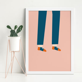'Happy Legs' Art Print, 5 of 5