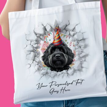 Personalised Cockapoo Birthday Break Through Dog, 8 of 8