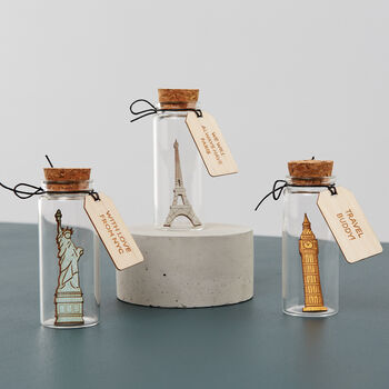 Miniature Eiffel Tower Message Bottle Keepsake Gift, 10 of 11