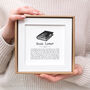 Framed Book Lover Print In Gift Box, thumbnail 1 of 8