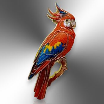 Choose Your Colour – Small Parrot Bird Enamel Pin, 8 of 11