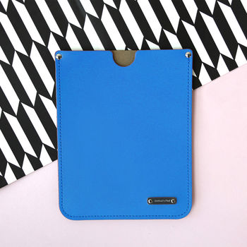 Personalised Leather iPad Sleeve, 9 of 10