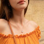 Matte Bumble Bee Sterling Silver Necklace, thumbnail 4 of 12