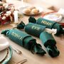 Personalised Reusable Fabric Christmas Cracker Set Of Four, thumbnail 1 of 6