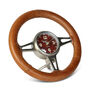 Hawthorn Steering Wheel Desk Clock, thumbnail 3 of 3