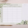 Botanical Weekly Meal Planner Pad, thumbnail 1 of 4