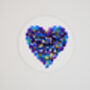 Daughter Silver Butterfly Heart Christmas Card, Not 3D, thumbnail 11 of 11
