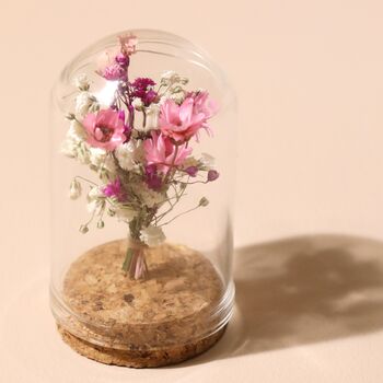 Mini Dried Flower Glass Dome, 6 of 8