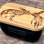 Kissing Hares Blue Butter Dish, thumbnail 1 of 4