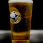 Personalised Football Beer Glass, thumbnail 3 of 10
