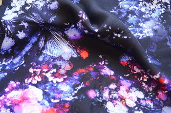 Stella Silk Scarf Floral Print, 4 of 7