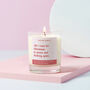 Peace And Quiet Funny Christmas Candle Gift For Her, thumbnail 1 of 2