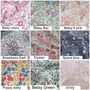 Personalised Liberty Fabric Letters With Velvet Trim Nursery Decor Gift, thumbnail 5 of 6