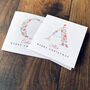 Personalised Christmas Card With Initial, thumbnail 9 of 10