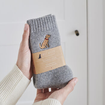 Golden Retriever Dog Walking Socks, 2 of 10