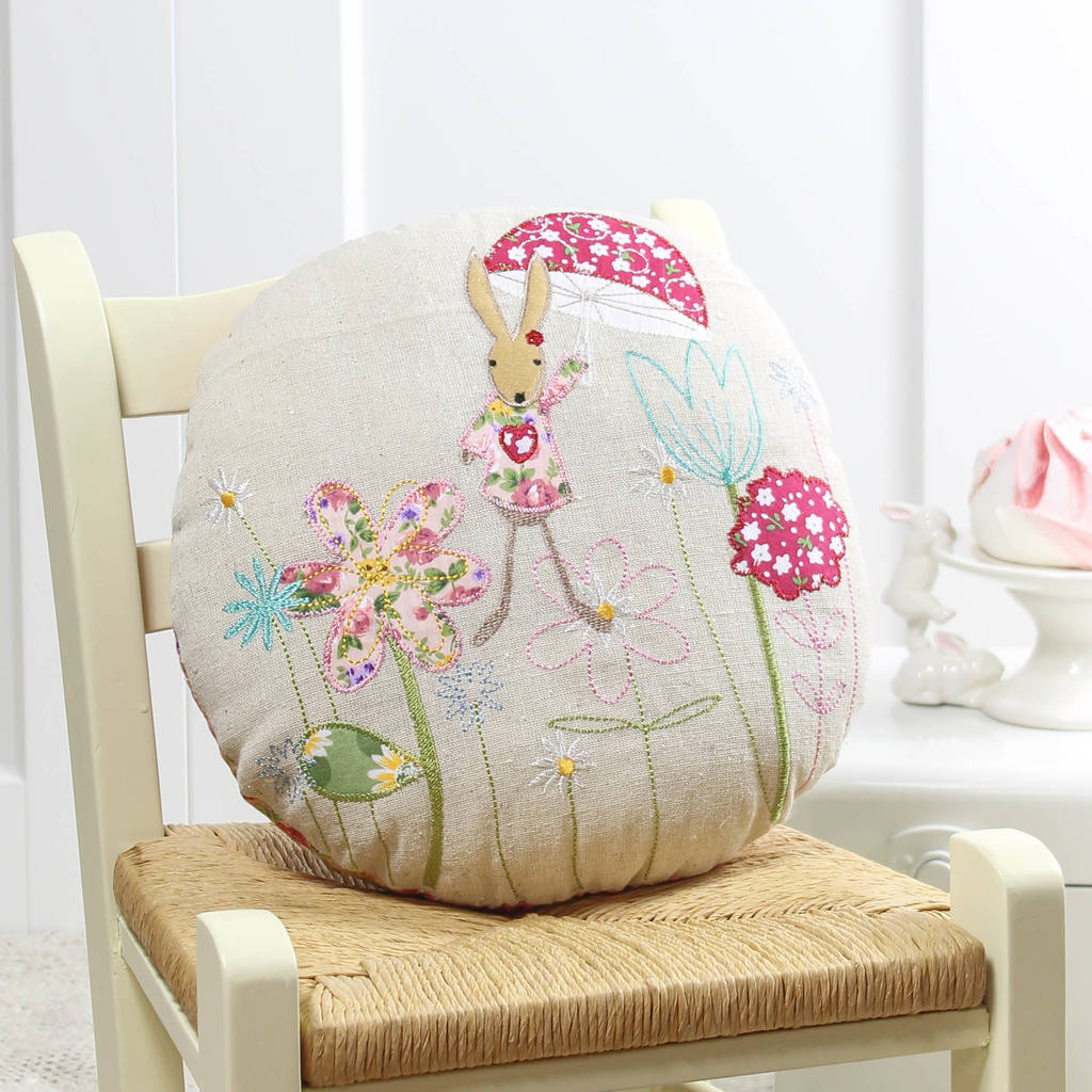 easter bunny cushion