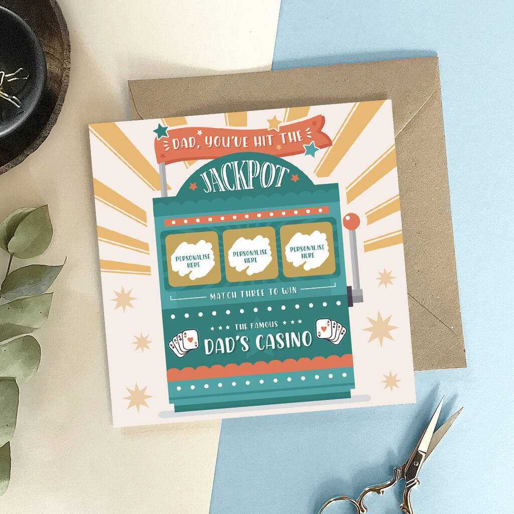 Dad's Jackpot Scratch Card By Rodo Creative