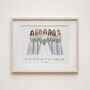 Personalised Bride And Besties Portrait – Hen Party Gift, thumbnail 8 of 11