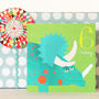 Dinosaur 6th Birthday Card, thumbnail 4 of 4