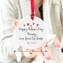 Happy Mother's Day From The Bump Ceramic Decoration, thumbnail 2 of 2