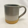 Fair Trade Part Glazed Three Tone Ombre Stoneware Mug, thumbnail 9 of 12