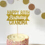 Personalised 80th Birthday Cake Topper, thumbnail 6 of 8