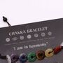 Chakra Gemstone Beaded String Bracelet, thumbnail 2 of 2